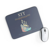 Thumbnail for Cyril E. King Airport (STT) design on navy blue rectangle mouse pad