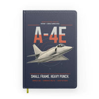 Thumbnail for A-4E Skyhawk design on navy blue notebook
