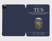 Thumbnail for Tucson International Airport (TUS) design on navy blue ipad tablet case
