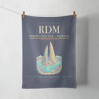 Thumbnail for Roberts Field (RDM) design on navy blue towel