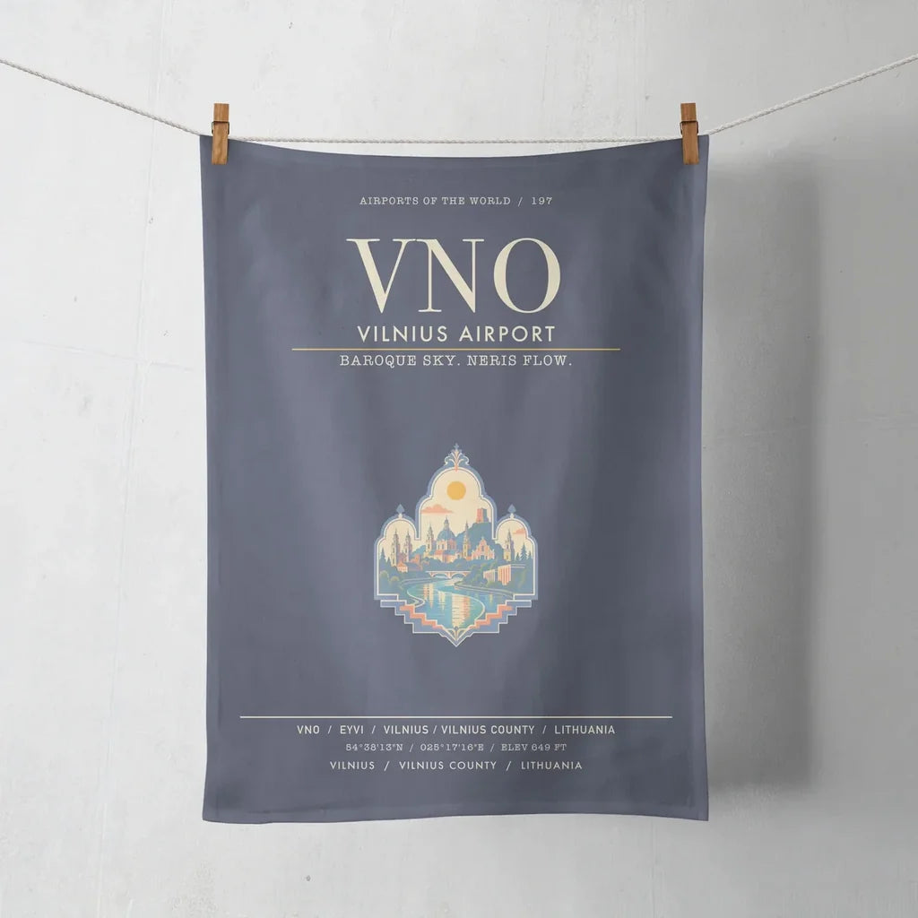 Vilnius Airport VNO - Navy Blue