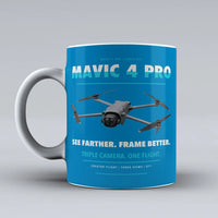 Thumbnail for Mavic 4 Pro Mug design on turquoise dji