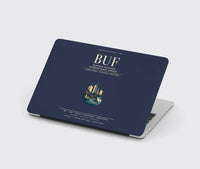 Thumbnail for Buffalo Niagara International Airport (BUF) design on navy blue MacBook case