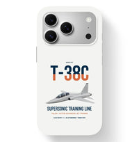 Thumbnail for T-38C Talon design on white magsafe iphone case, for iPhone 17 Pro