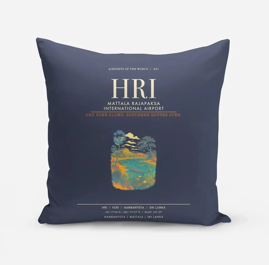 Mattala Rajapaksa International Airport HRI - Navy Blue