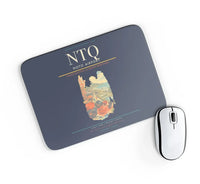 Thumbnail for Noto Airport (NTQ) design on navy blue rectangle mouse pad