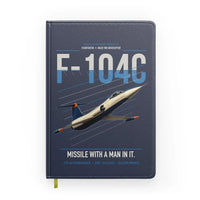 Thumbnail for F-104C Starfighter design on navy blue notebook