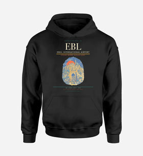 Single-Side Printing — Erbil International Airport (EBL) Double-Side Hoodie