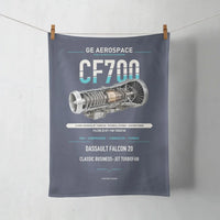 Thumbnail for CF700 design on navy blue towel