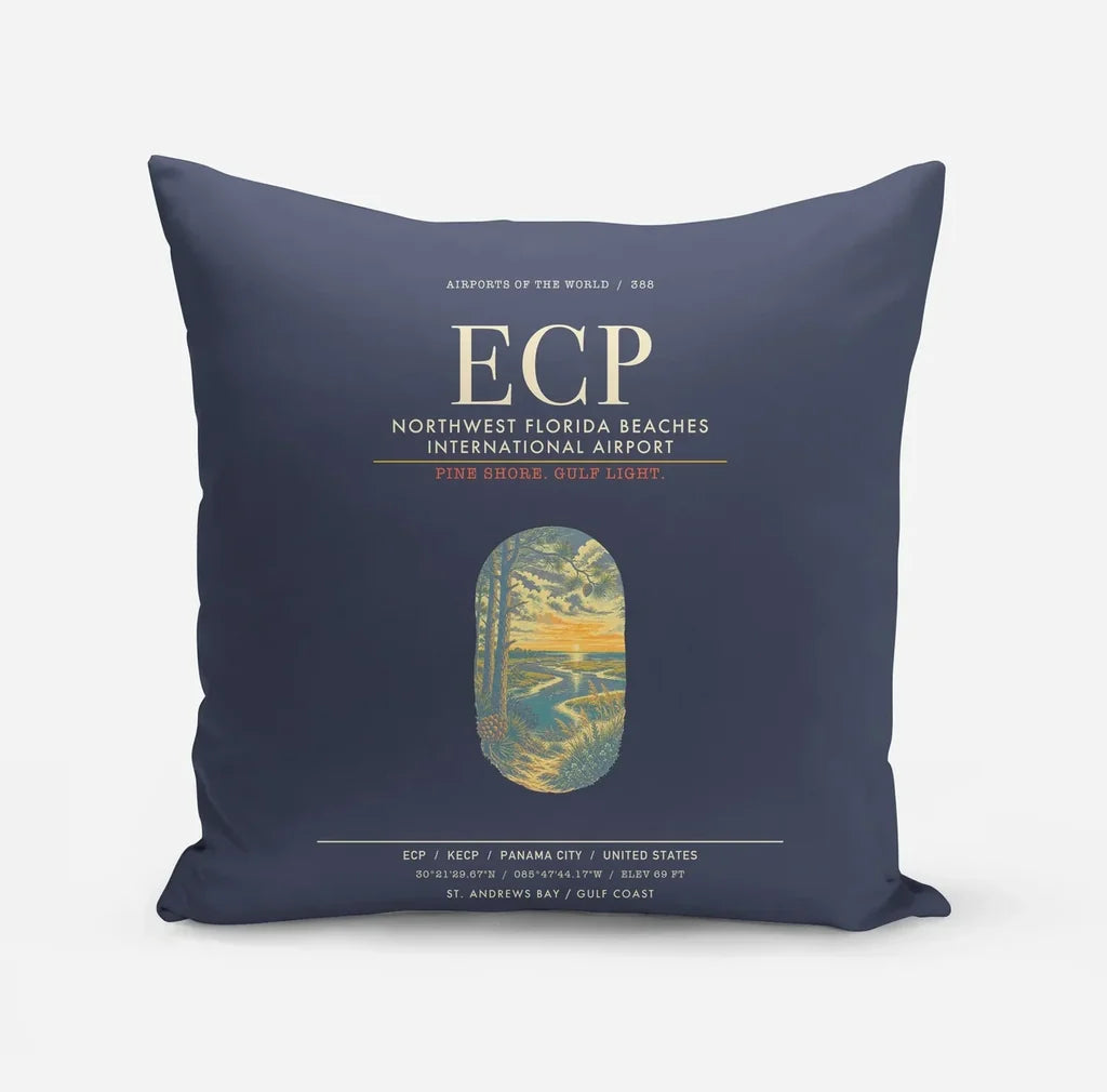Northwest Florida Beaches International Airport ECP - Navy Blue