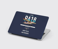 Thumbnail for Piper PA-18 Super Cub design on navy blue MacBook case