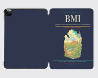 Thumbnail for Central Illinois Regional Airport (BMI) design on navy blue ipad tablet case