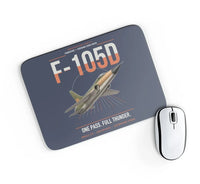Thumbnail for F-105D Thunderchief design on navy blue rectangle mouse pad