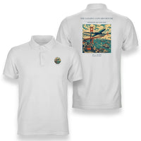 Thumbnail for VINTAGE G4116 - The Golden Gate Departure - Double-Side Polo T-Shirt design on white