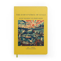 Thumbnail for VINTAGE G4411 - The Dawn Patrol Of Gulls - Designed Notebooks design on yellow