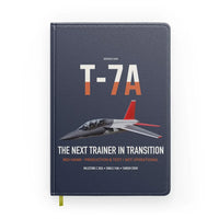 Thumbnail for T-7A Red Hawk design on navy blue notebook