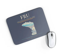 Thumbnail for Manas International Airport (FRU) design on navy blue rectangle mouse pad