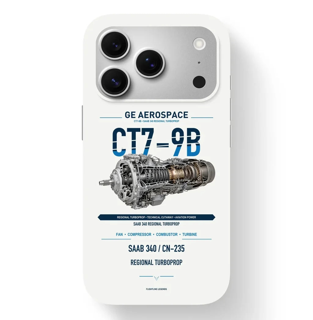 CT7-9B Case design on white iphone case