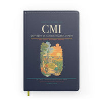 Thumbnail for University of Illinois Willard Airport (CMI) design on navy blue notebook