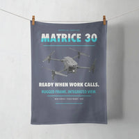 Thumbnail for DJI Matrice 30 design on navy blue towel