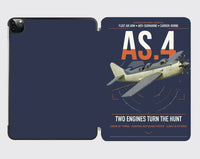 Thumbnail for Fairey Gannet AS.4 design on navy blue ipad tablet case