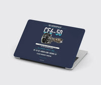 Thumbnail for CF6-50 design on navy blue MacBook case
