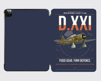 Thumbnail for Fokker D.XXI — Dutch LVA aircraft 221 design on navy blue ipad tablet case