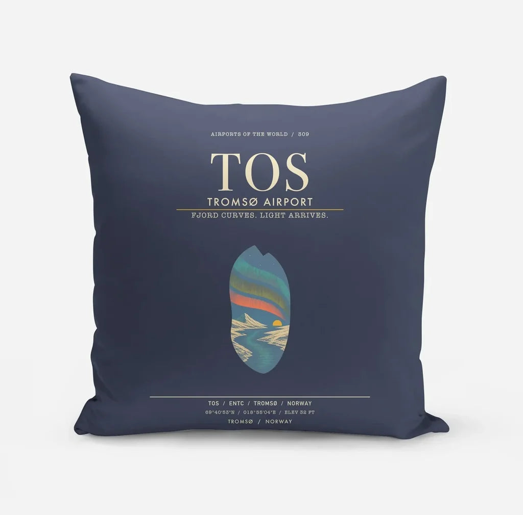 Troms Airport TOS - Navy Blue