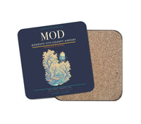 Thumbnail for Modesto City-County Airport (MOD) design on navy blue 1 piece coaster