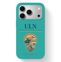Thumbnail for Ulaanbaatar Airport (ULN) design on turquoise iPhone 17 Pro MagSafe case