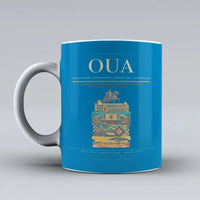 Thumbnail for Sankara International Airport OUA — Ouagadougou Mug design on turquoise thomas