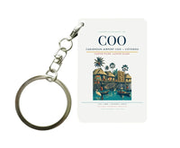 Thumbnail for Cadjehoun Airport COO — Cotonou Key Chain design on white key chain