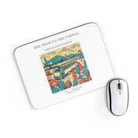 Thumbnail for VINTAGE G4372 - The Tram To The Tarmac - Designed Mouse Pads design on white rectangle
