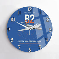 Thumbnail for Handley Page Victor B2 design on blue no frame wall clock