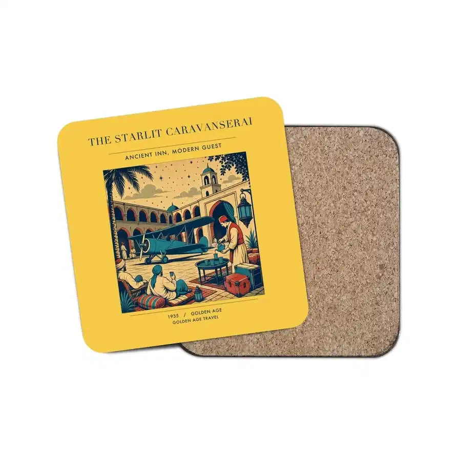 The Starlit Caravanserai - Designed Coasters design on yellow 1-piece