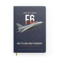 Thumbnail for English Electric Lightning F6 design on navy blue notebook