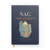 Thumbnail for Dr. Babasaheb Ambedkar International Airport (NAG) design on navy blue notebook