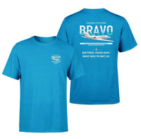 Thumbnail for Cessna Citation Bravo design on turquoise double-side t-shirt, double-side print