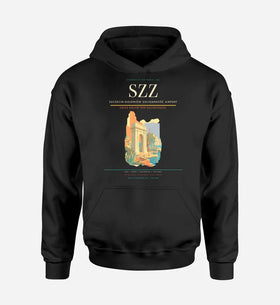 Single-Side Printing — Szczecin-Goleniów Solidarność Airport (SZZ) Double-Side Hoodie