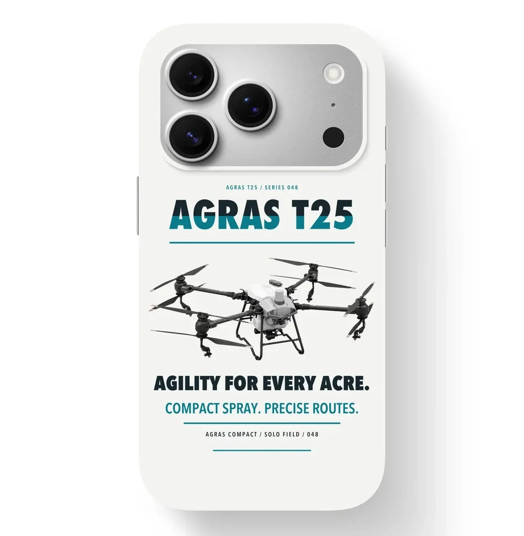 DJI Agras T25 Case design on white iphone case