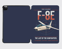 Thumbnail for F-8E Crusader design on navy blue ipad tablet case