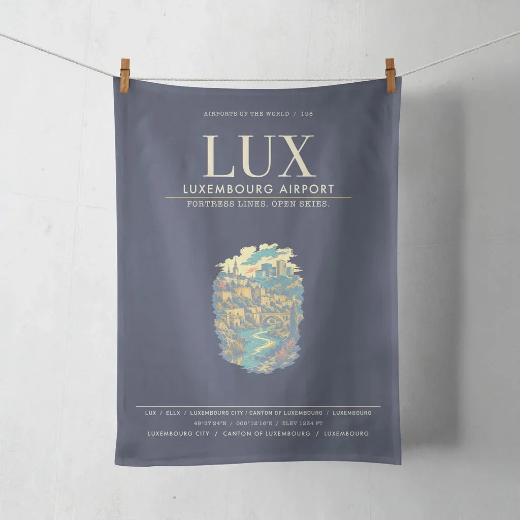 Luxembourg Airport LUX - Navy Blue