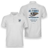 Thumbnail for AE 2100D3 design on white polo