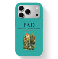 Thumbnail for Paderborn Airport (PAD) design on turquoise iPhone 17 Pro MagSafe case