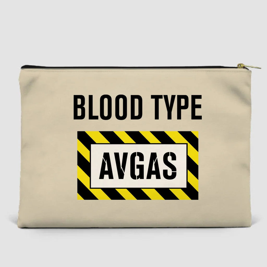 Blood Type AVGAS Zipper Pouch - view 16