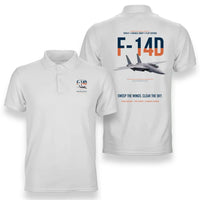 Thumbnail for F-14D TOMCAT design on white polo