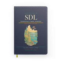 Thumbnail for Sundsvall-Timrå Airport (SDL) design on navy blue notebook