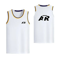 Thumbnail for ATR & Text Designed Basketball Style Sports Tank Tops - view 16