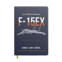 Thumbnail for F-15EX Eagle II Connect Carry Control design on navy blue notebook