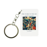 Thumbnail for VINTAGE G4214 - The Stairs To The Sky - Designed Key Chain design on white